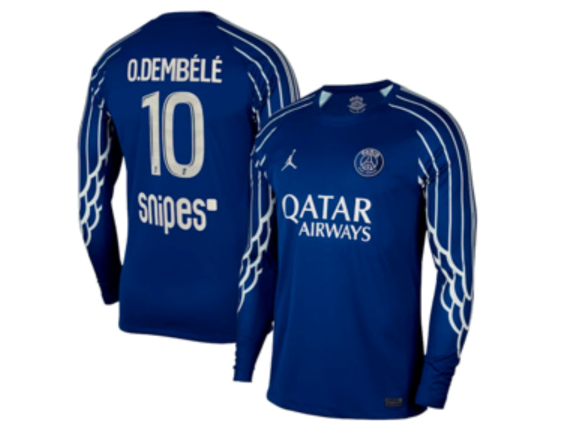 Paris Saint Germain Ousmane Dembele 4th Kit Jordan Wings Long Sleeve 10
