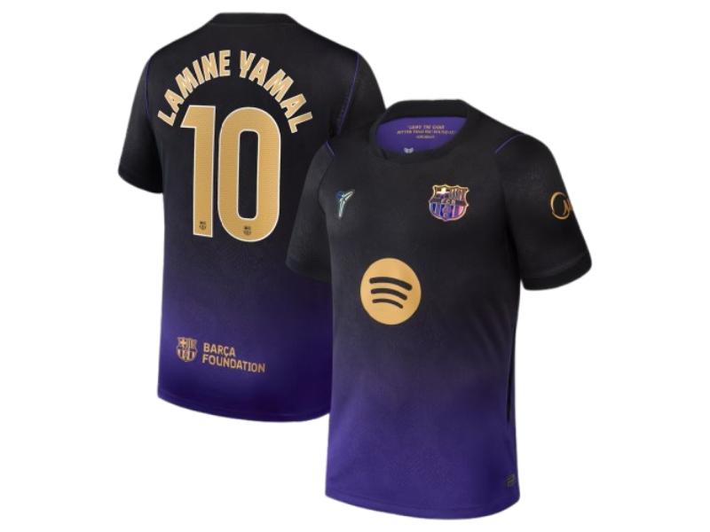 Barcelona 2026/27 Lamine Yamal Mamba Away Black & Purple 10