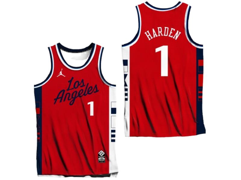 Los Angeles Clippers James Harden Statement Edition Red 1