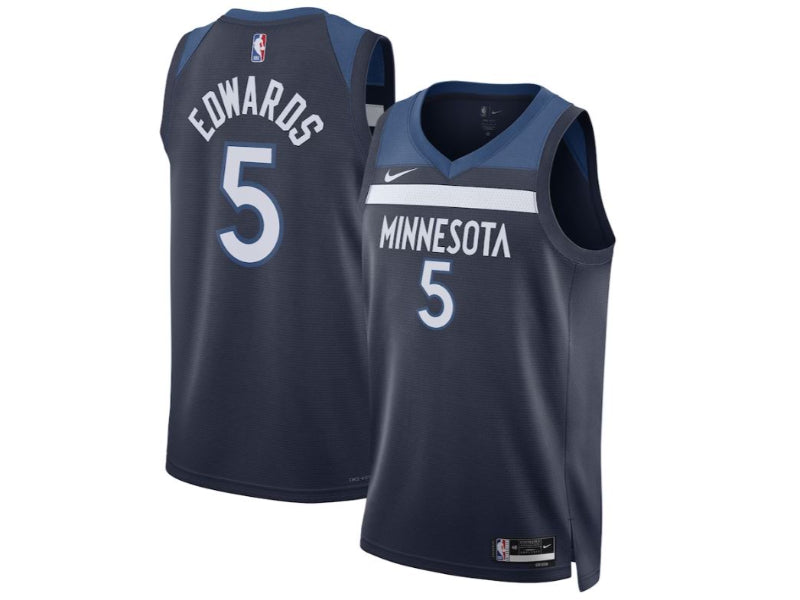 Minnesota Timberwolves Anthony Edwards Blue 5