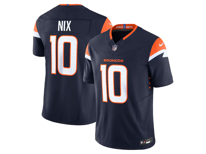 Denver Broncos Bo Nix Blue 10