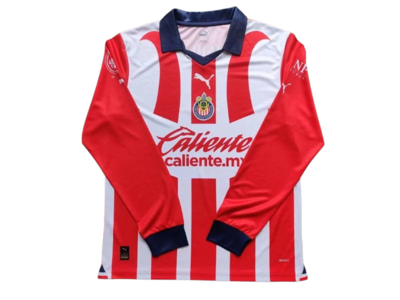 Chivas Team Jersey Home 2024-25 Long Sleeve