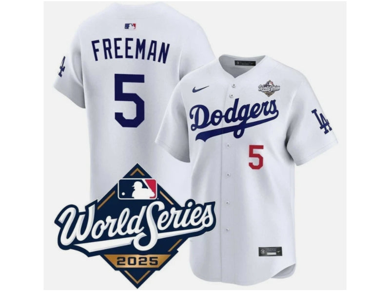 Los Angeles Dodgers Freddie Freeman 2025 World Series White 5