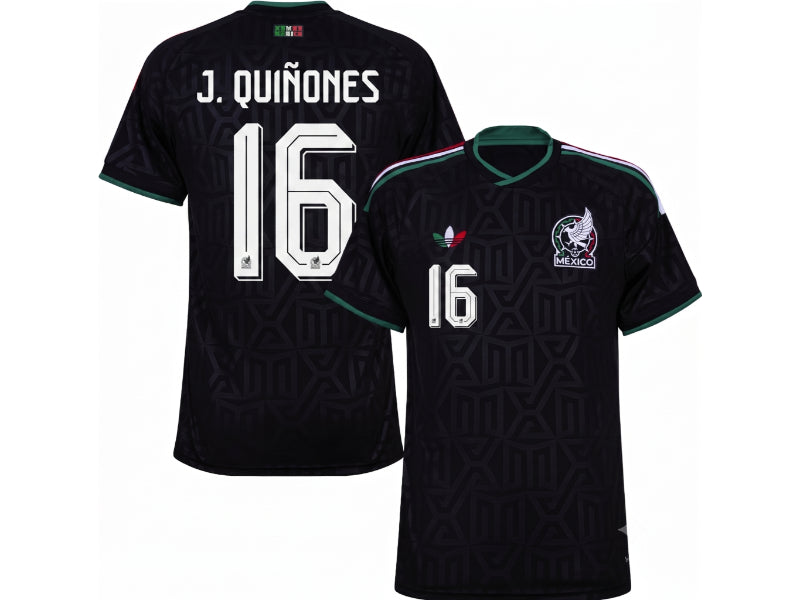 Mexico 2026 World Cup 3rd Kit Julian Quinones Black 16
