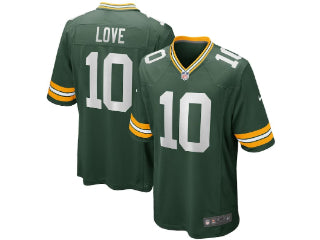 Green Bay Packers Jordan Love Green 10