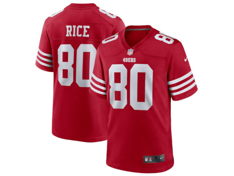 San Francisco 49ers Jerry Rice Red 80