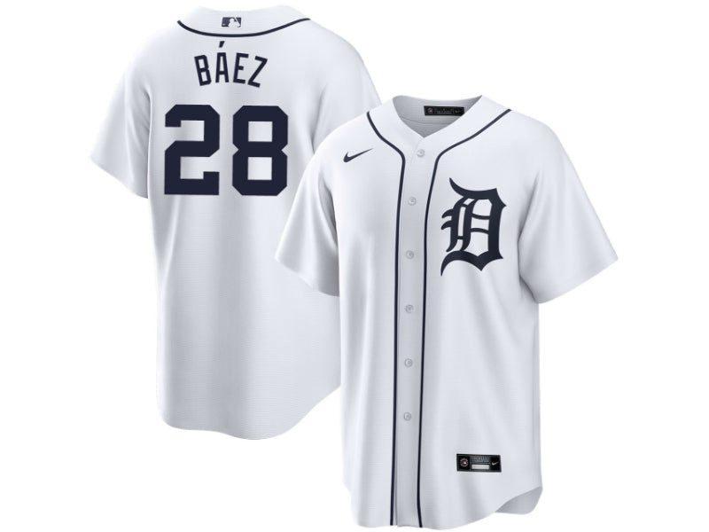 Detroit Tigers Javier Báez White 28