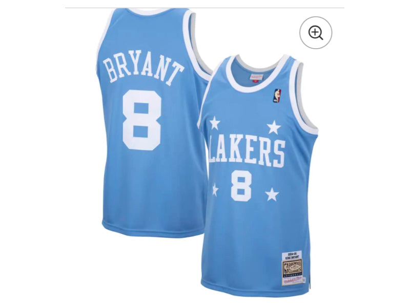 Los Angeles Lakers Kobe Bryant Light Blue 8