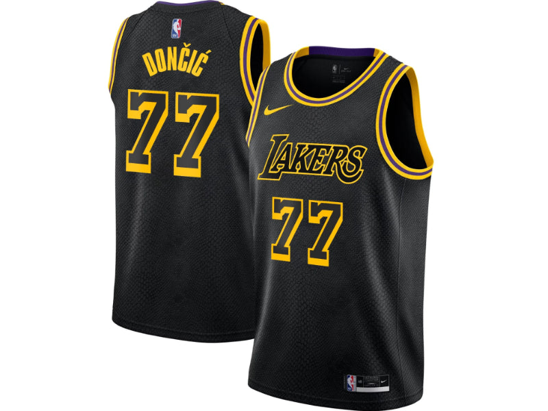 Los Angeles Lakers Luka Doncic Black 77