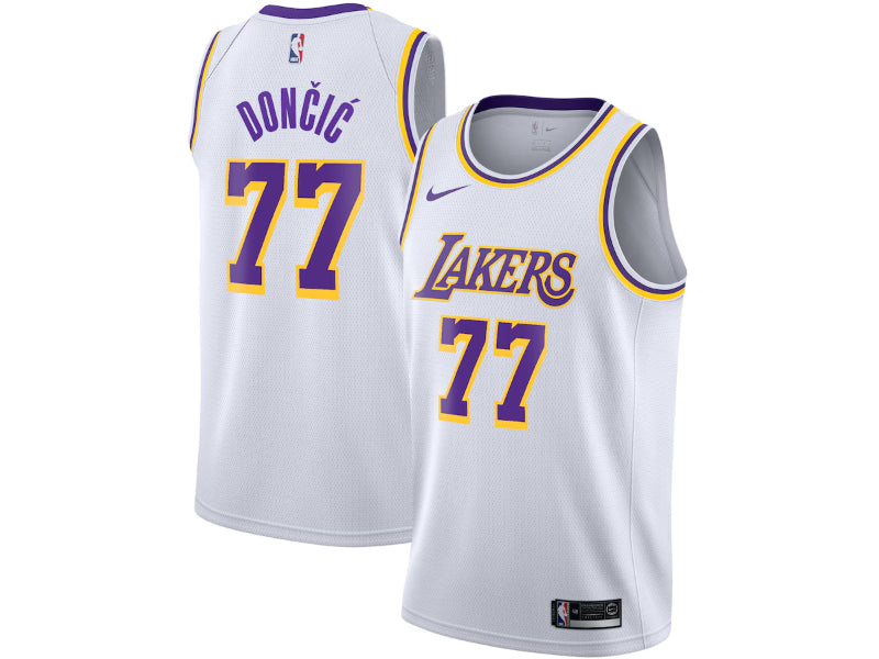 Los Angeles Lakers Luka Doncic White 77