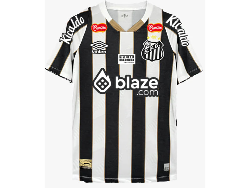 Santos 2025 Neymar da Silva Santos Jr Away Striped 10