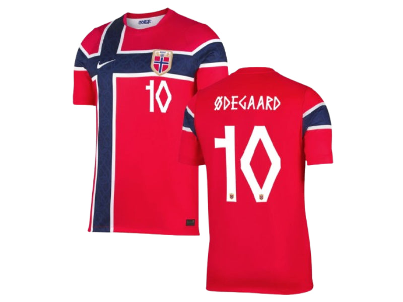 Norway Martin Odegaard 2026 World Cup Home Red 10