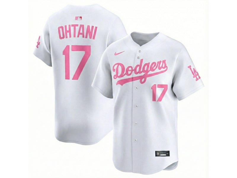 Los Angeles Dodgers Shohei Ohtani Pink & White 17