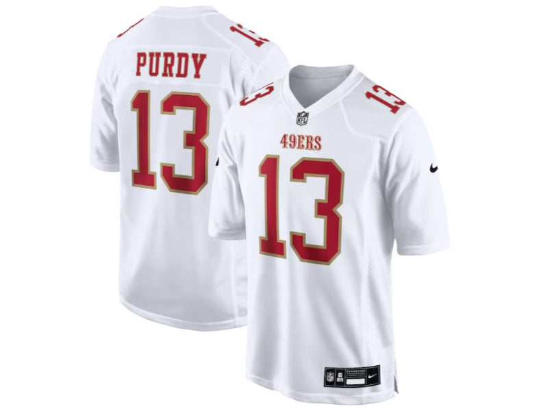 San Francisco 49ers Brock Purdy White w/ Gold 13