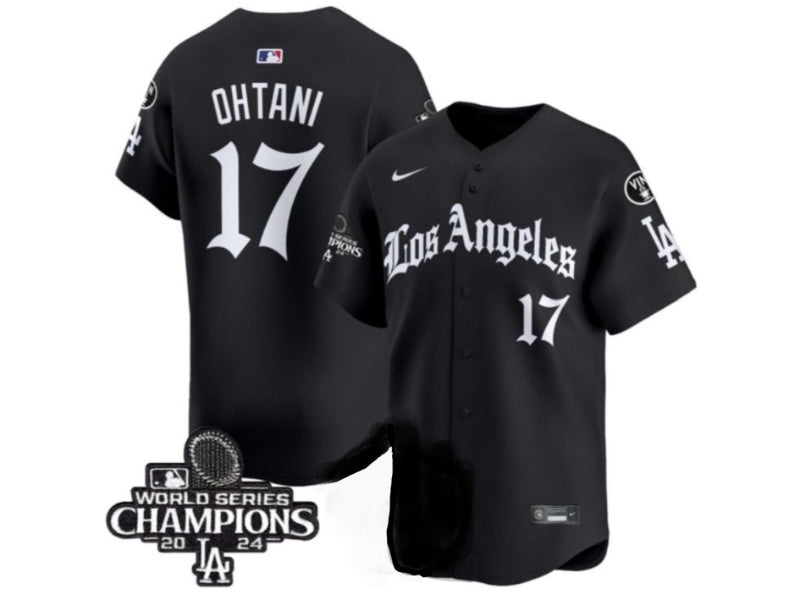 Los Angeles Dodgers Shoei Ohtani Gothic Black 17