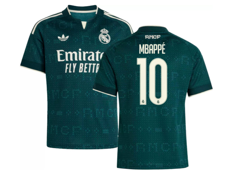 Real Madrid 2026/27 Kylian Mbappé Away Green 10