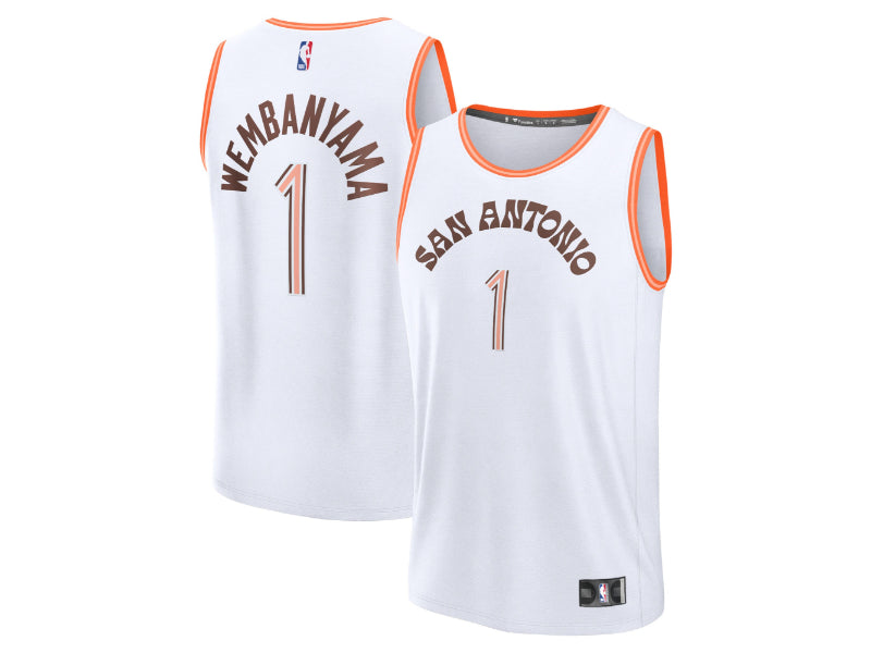 San Antonio Spurs Victor Wembanyama City Connect White 1
