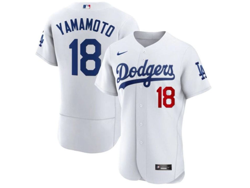 Los Angeles Dodgers Yoshinobu Yamamoto White 18