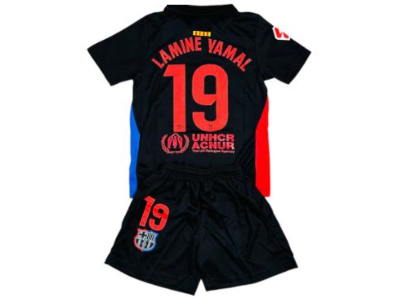 Barcelona 2024-25 Away Lamine Yamal Black 19