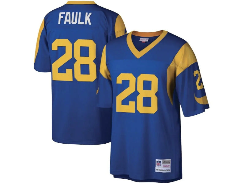 Los Angeles Rams Marshall Faulk Blue 28