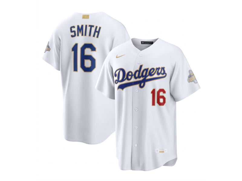 Los Angeles Dodgers Will Smith 2026 Ring Ceremony White & Gold 16