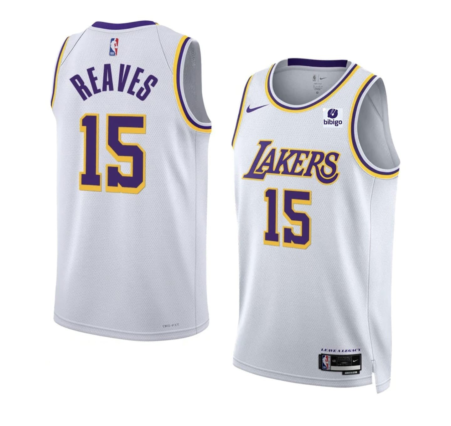 Los Angeles Lakers Austin Reaves White 15