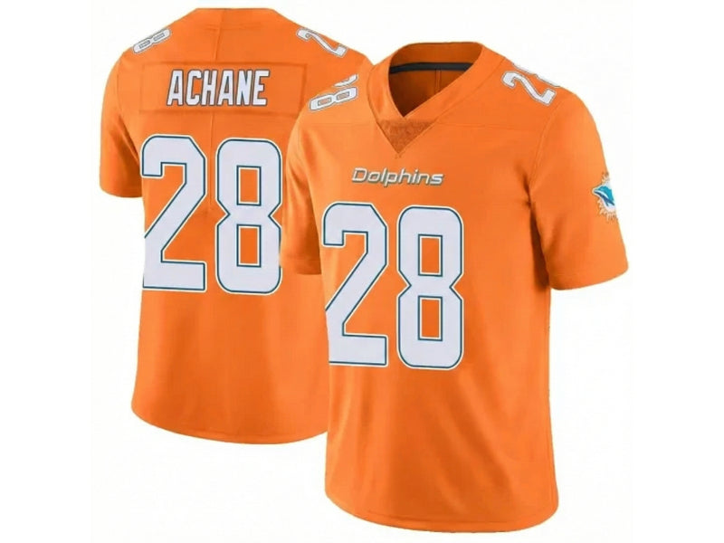 Miami Dolphins De’Von Achane Orange 28