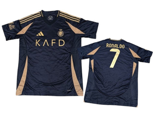 Al Nassr 2024-25 Training Kit Cristiano Ronaldo Blue 7