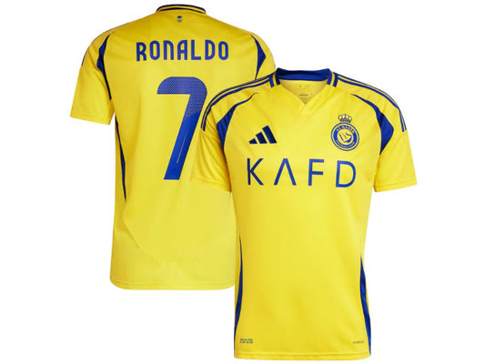 Al Nassr Cristiano Ronaldo 2024-25 Home Yellow 7