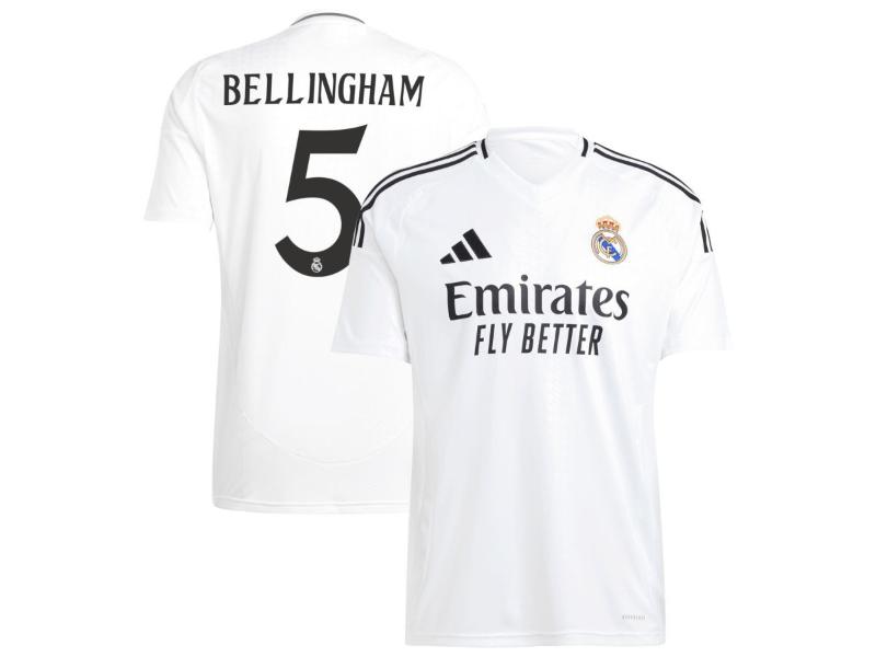 Real Madrid 2024-25 Jude Bellingham White 5