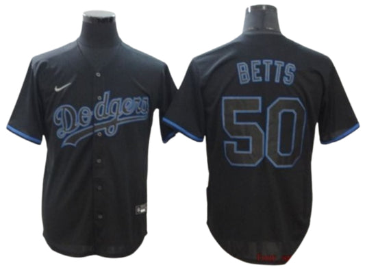 Los Angeles Dodgers Mookie Betts Blackout 50