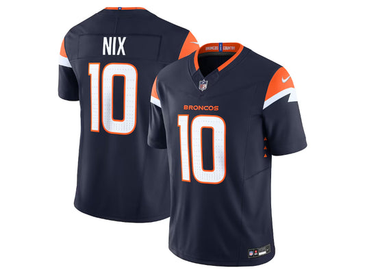 Denver Broncos Bo Nix Blue 10