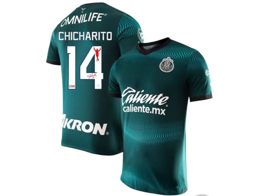 Chivas Chicharito (Javier Hernández Balcázar) 3rd Kit Green 14