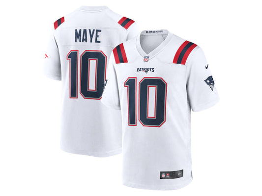 New England Patriots Drake Maye White 10