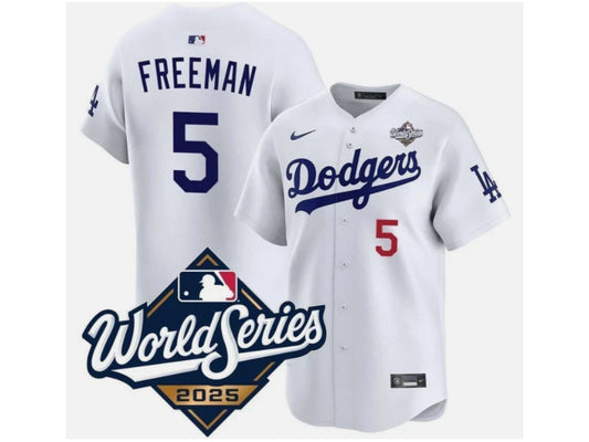 Los Angeles Dodgers Freddie Freeman 2025 World Series White 5