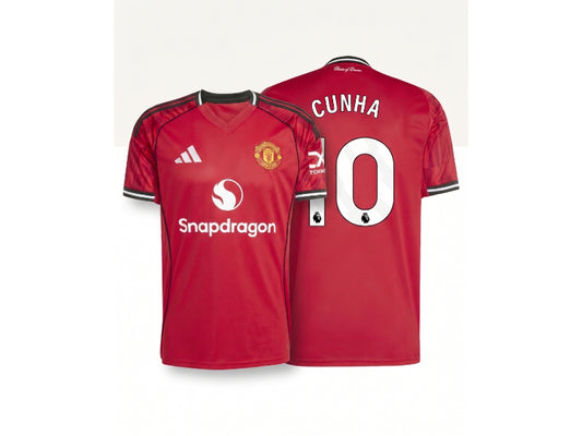 Manchester United Matheus Cunha 2025-26 Red 10