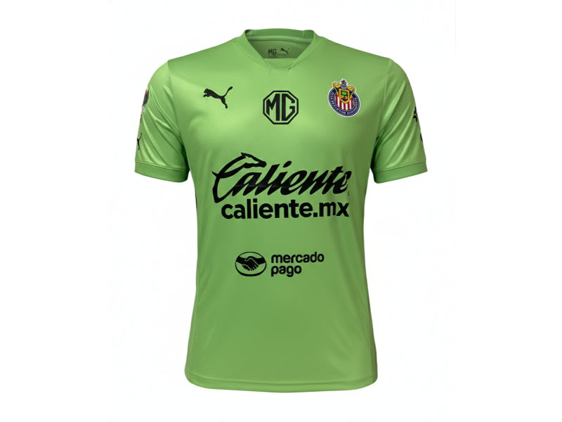 Chivas 2024-25 Goalkeeper Short Sleeve Green