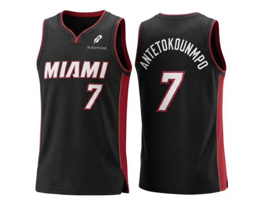 Miami Heat Giannis Antetokounmpo Black 7