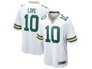 Green Bay Packers Jordan Love White 10