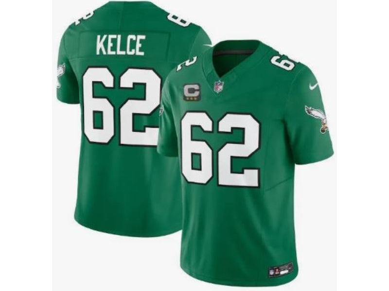 Philadelphia Eagles Jason Kelce Kelly Green 62