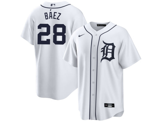 Detroit Tigers Javier Báez White 28