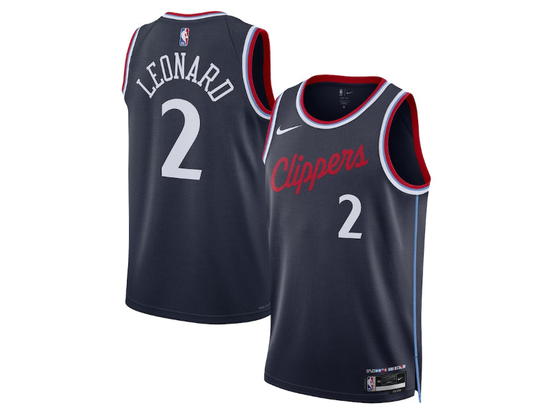 Los Angeles Clippers Kawhi Leonard Navy Blue 2