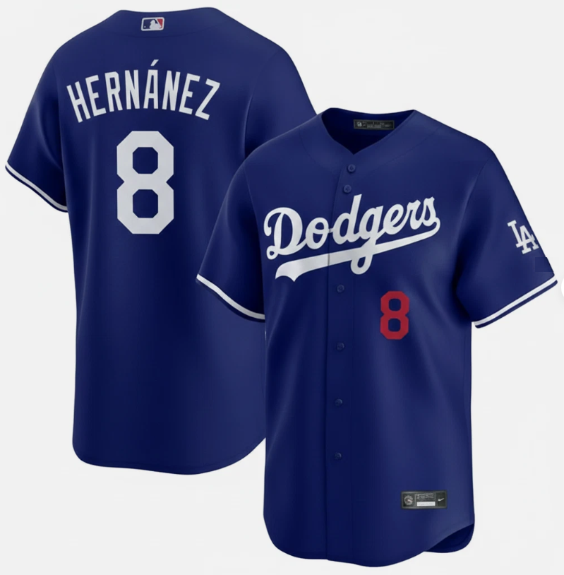 Los Angeles Dodgers Kike Hernandez Blue 8
