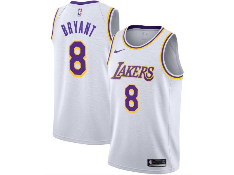 Los Angeles Lakers Kobe Bryant White 8