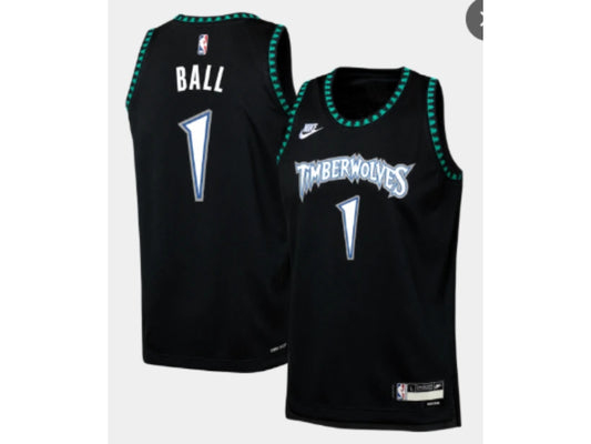 Minnesota Timberwolves Lamelo Ball Black 1