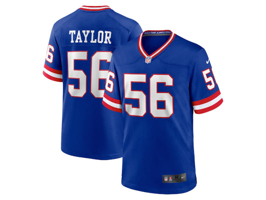 New York Giants Lawrence Taylor Super Bowl XXV Blue 56