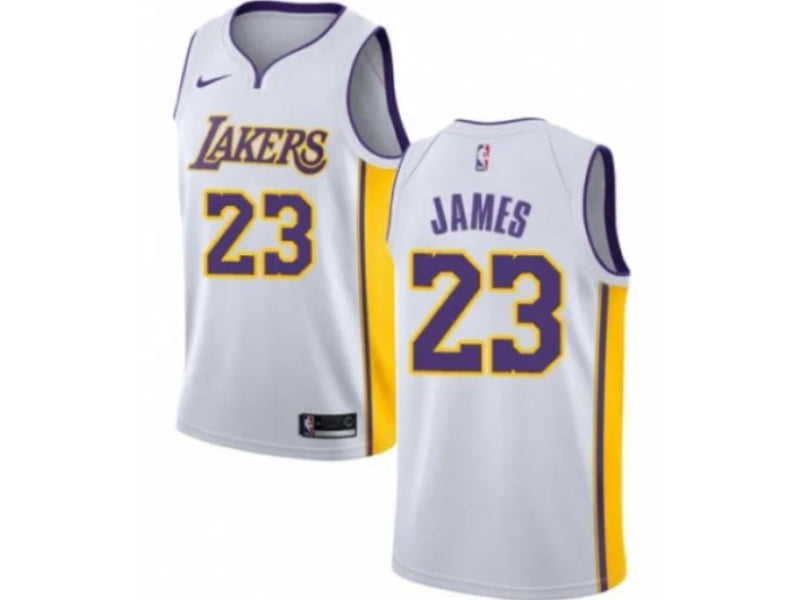 Los Angeles Lakers Lebron James White 23