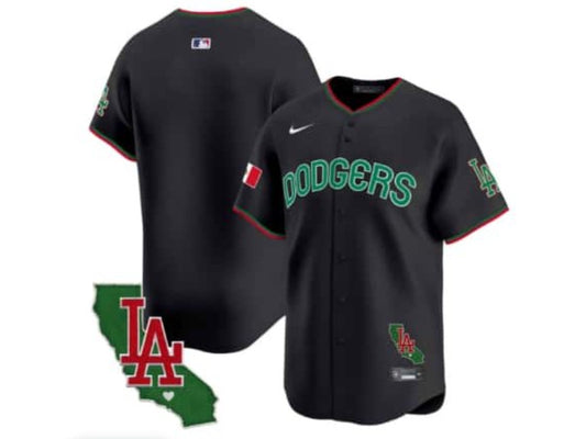 Los Angeles Dodgers Mexican Heritage Black