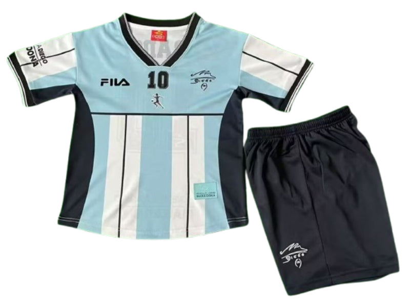 Diego Maradona Fila Tribute Match 2001 Blue 10