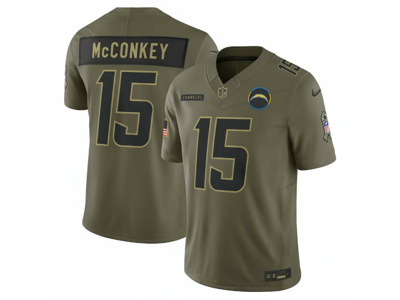 Los Angeles Chargers Ladd McConkey 2025 Salute to Service 15